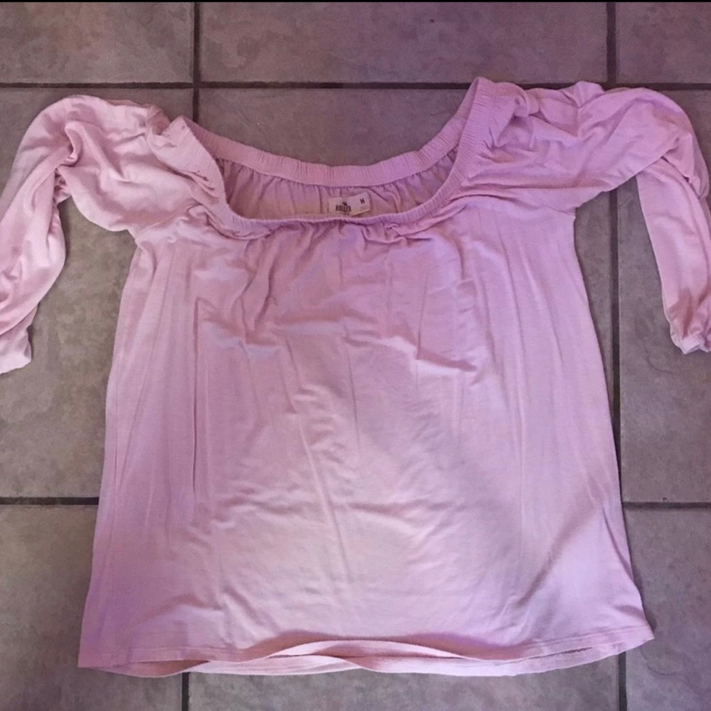Off the shoulder long sleeve